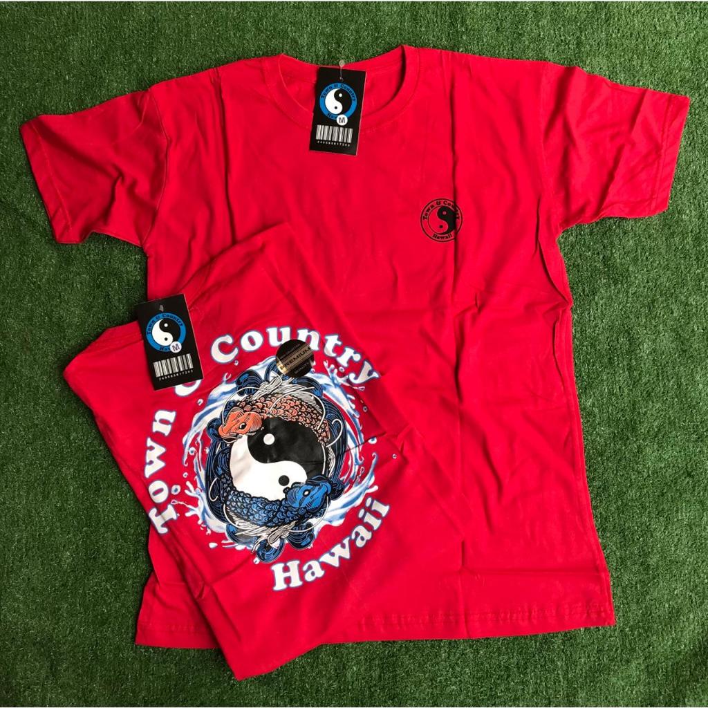 Camiseta To wn & cou--ntry  Carpa Yin Yang Lançamento  100% algodão fio 30.1 malha  premium em Oferta na Shopee