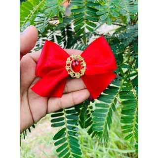 Laço / Lacinho Fita Cetim GITEX N9 (38mm) C/ CHATON e Medalha - para lembrancinha de festa em Oferta na Shopee