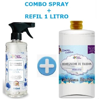 Kit Odorizador Orquídea Spray 500ml e Refil 1 Litro Tropical Aromas em Oferta na Shopee