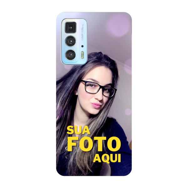 Capinha para Moto Edge 20 Pro Anti Impacto Personalizada - Com Foto em Oferta na Shopee