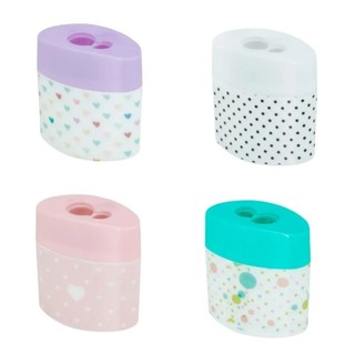 Apontador Duplo Grande Com Depósito Oval Brw / Papelaria / Apontador Jumbo