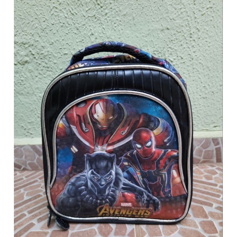 Lancheira Térmica Infantil De Mão Os Vingadores Avengers Envio Rápido
