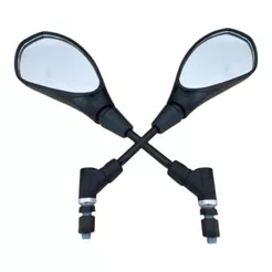 Par De Retrovisor Modelo Bmw Gs650 F800 Haste Longo Giro 360° HONDA/YAMAHA