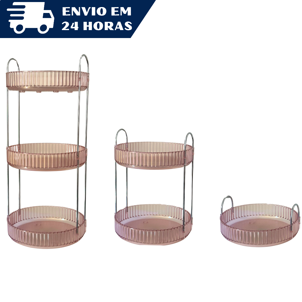 Bandeja Multiuso Organizadora Decorativa Lavabo Perfumes Maquiagem Cosmeticos em Oferta na Shopee