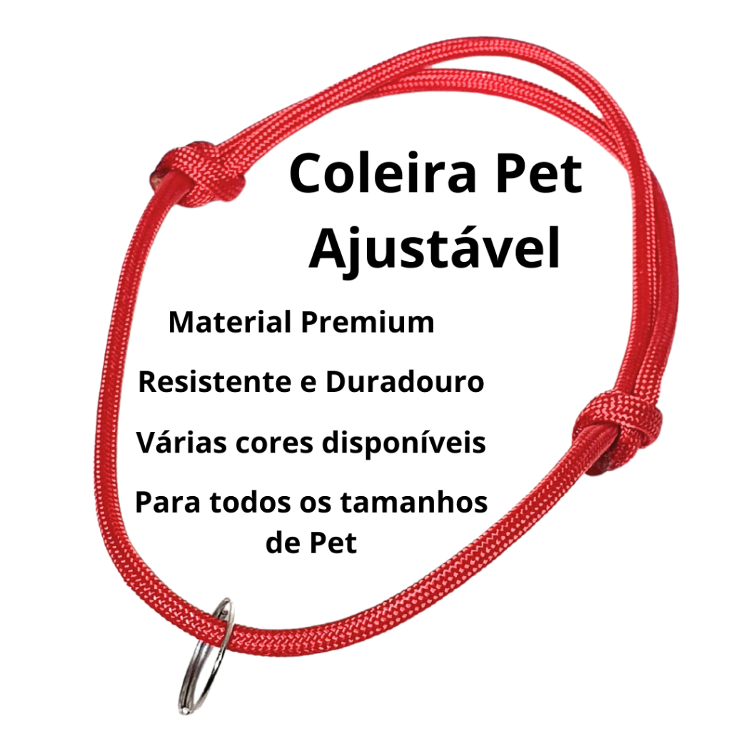 Colar para Cachorro Pet Coleira Suporte Pingente Gato Cachorro