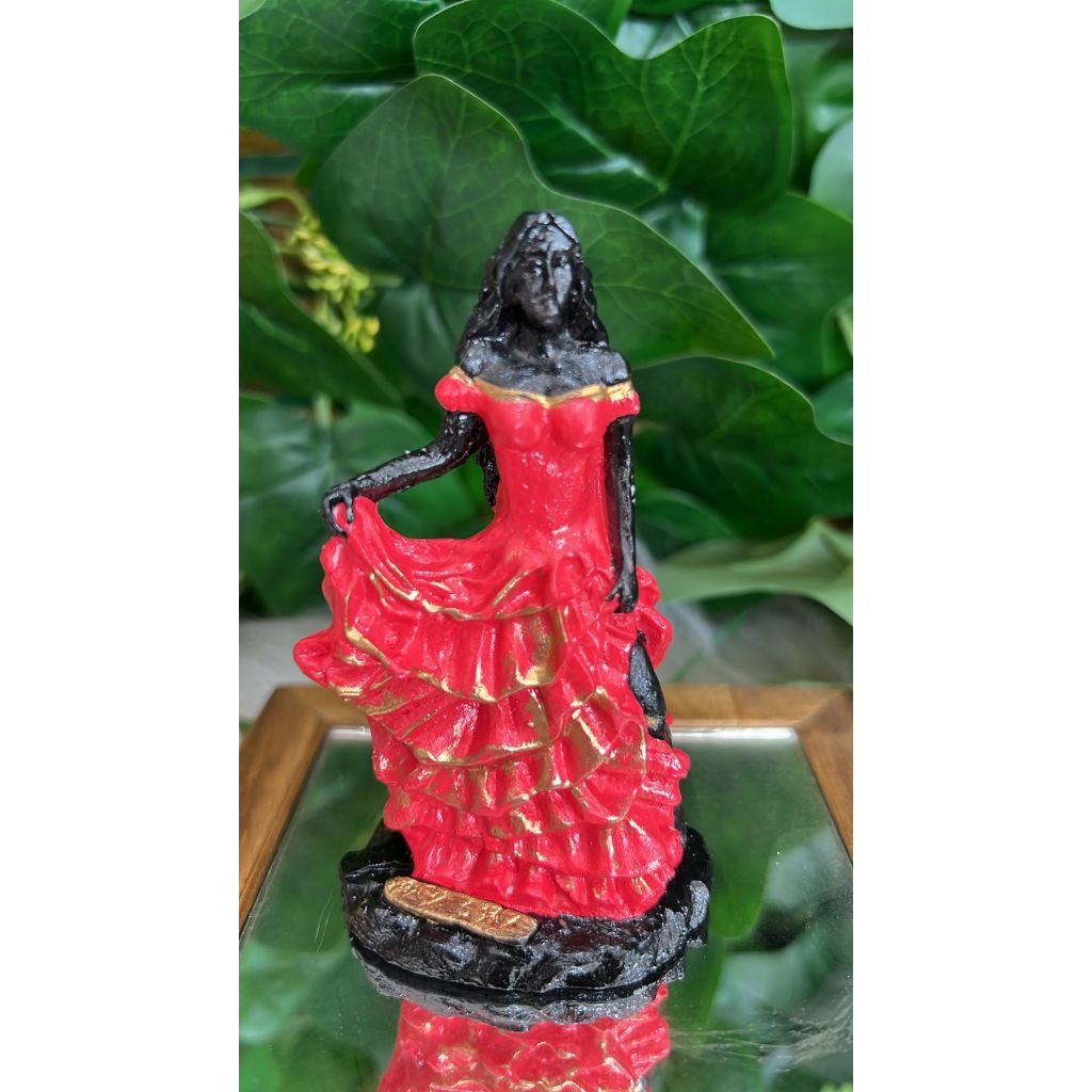 Pomba Gira Cigana para Altar Conga 10 cm Resina