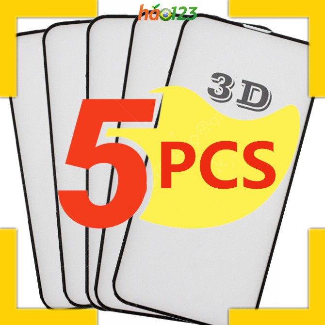 Kit Película 3D de Vidro com 5 peça Samsung A10 A10s A20 A20s A21s A30 A30s A50 A70 A51 A52 A52s