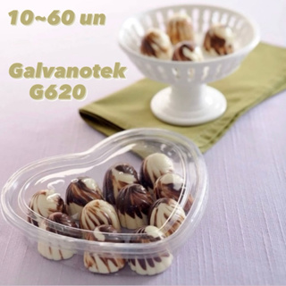 10~50 Embalagem Coração Trufas Bombom Padaria Galvanotek G620 ( chocobraz ) em Oferta na Shopee