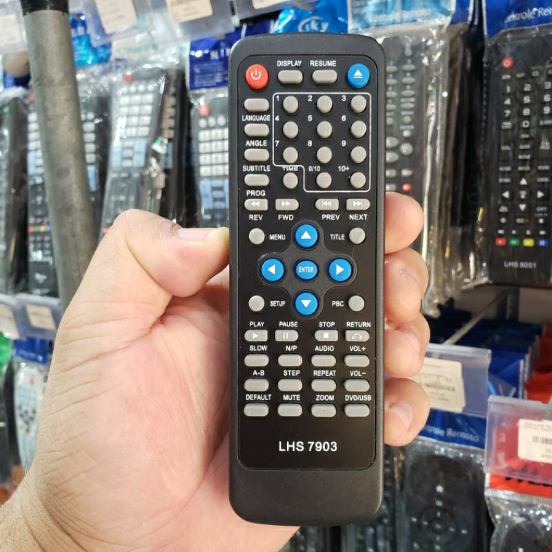 Controle Remoto de DVD CCE LHS 7903 Dvd Cce 540Usx, Dvd Cce 560Usx, Dvd Cce 568Usx, Dvd Cce 580