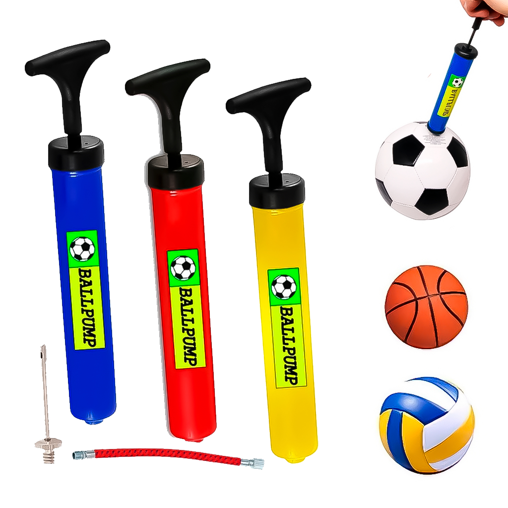 Bomba de ar para Encher Inflar Bolas de Futebol Futsal Futevôlei Basquete Boia Colete em Oferta na Shopee