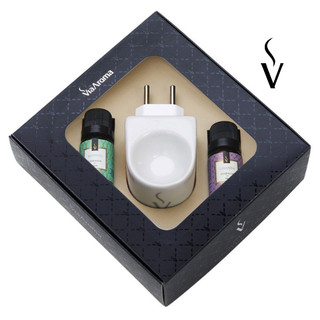 Kit Presente Aromatizador porcelana Original Bamboo e Lavanda para ambientes - Via Aroma em Oferta na Shopee
