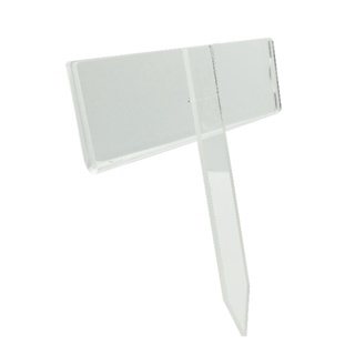 20 Display Precificador Porta Etiqueta de Preço Modelo Espeto em Acrílico Cristal em Oferta na Shopee