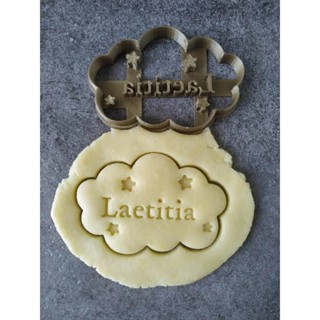 Cortador de Biscoito  Logo Nome Personalizado Bolacha Biscuit Foundant Cookies Confeitaria em Oferta na Shopee