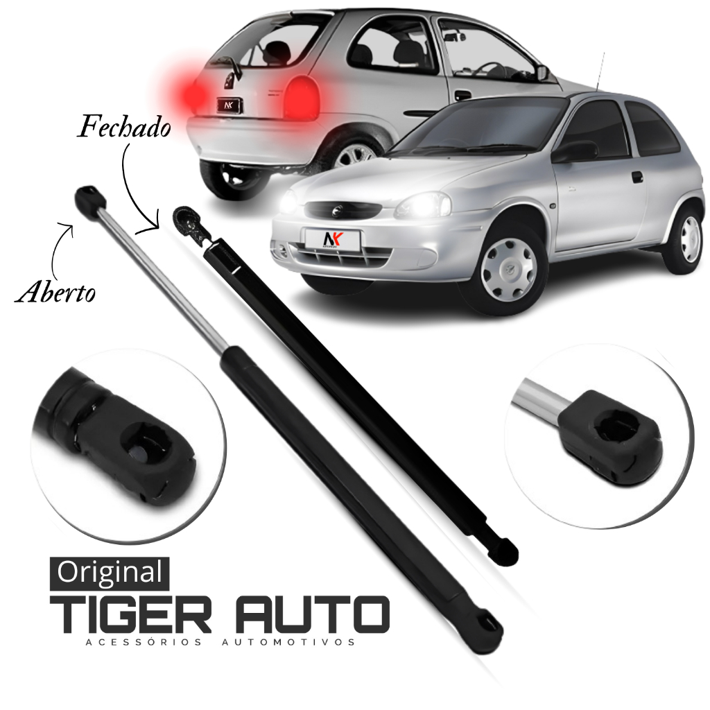 Amortecedor Traseira Porta Malas Corsa 94 95 96 97 98 99 2000 Young 01 2002 em Oferta na Shopee