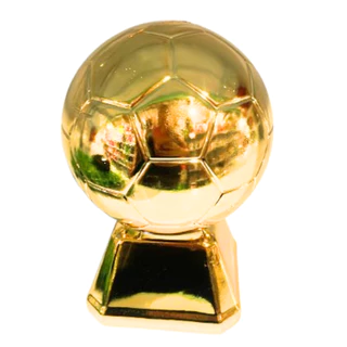 Bola Futebol Para decoração De Festa Bola De Ouro Plástico