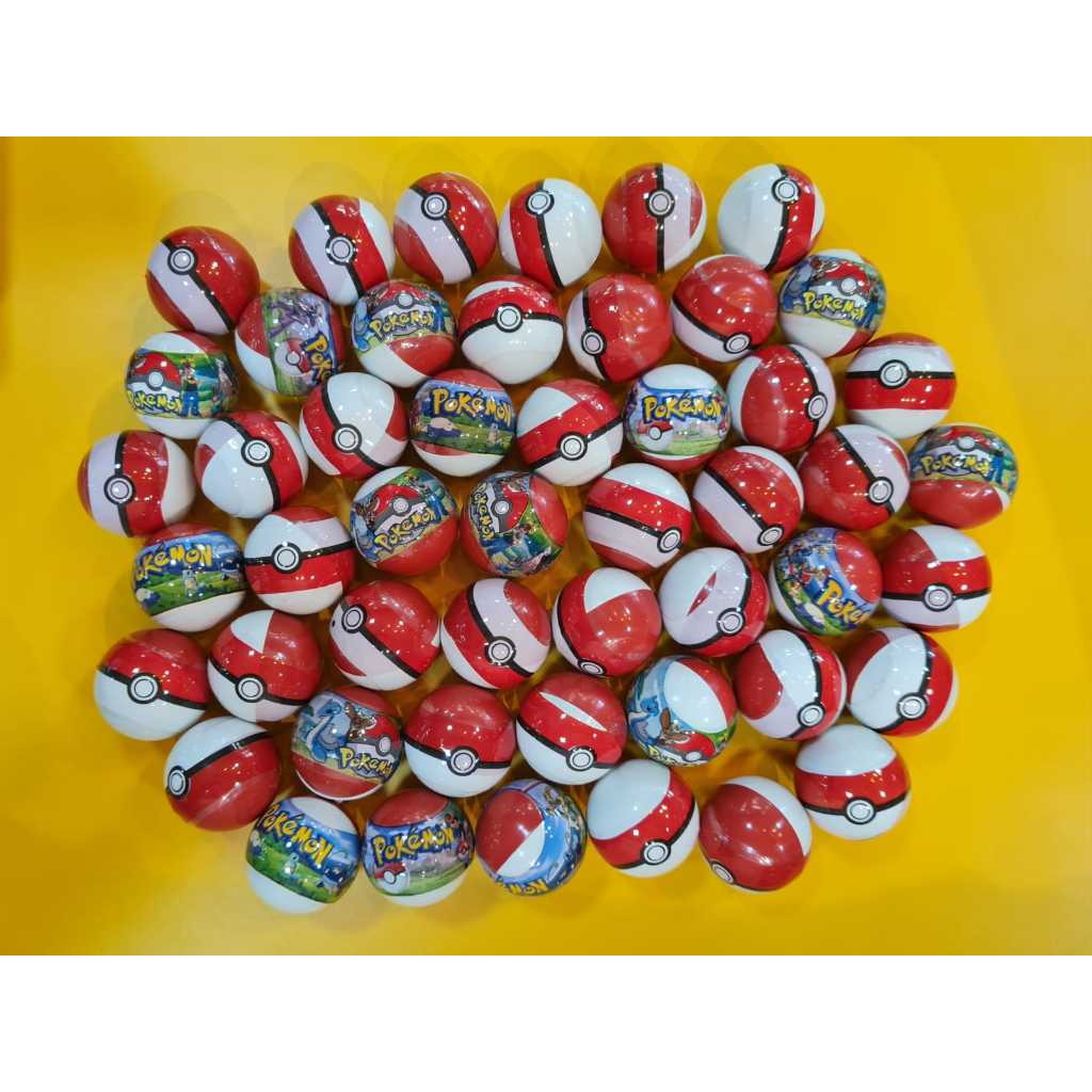 Mini Pokebola com 1 Pokémon Lacrada kit lembrancinhas de aniversário