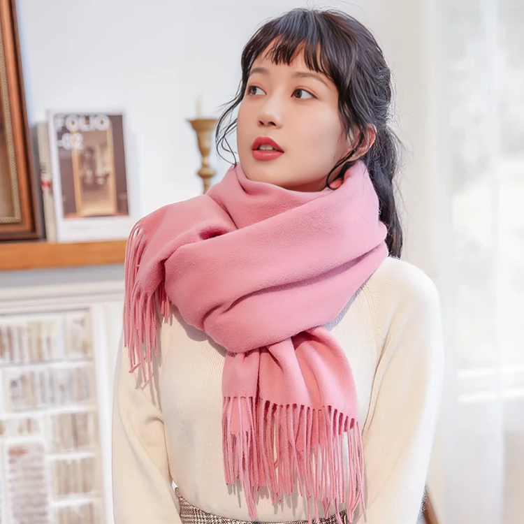 Echarpe Feminina Pashmina Inverno Cachecol Grosso Lenço Longo Elegante Cores Variadas 70x175cm em Oferta na Shopee