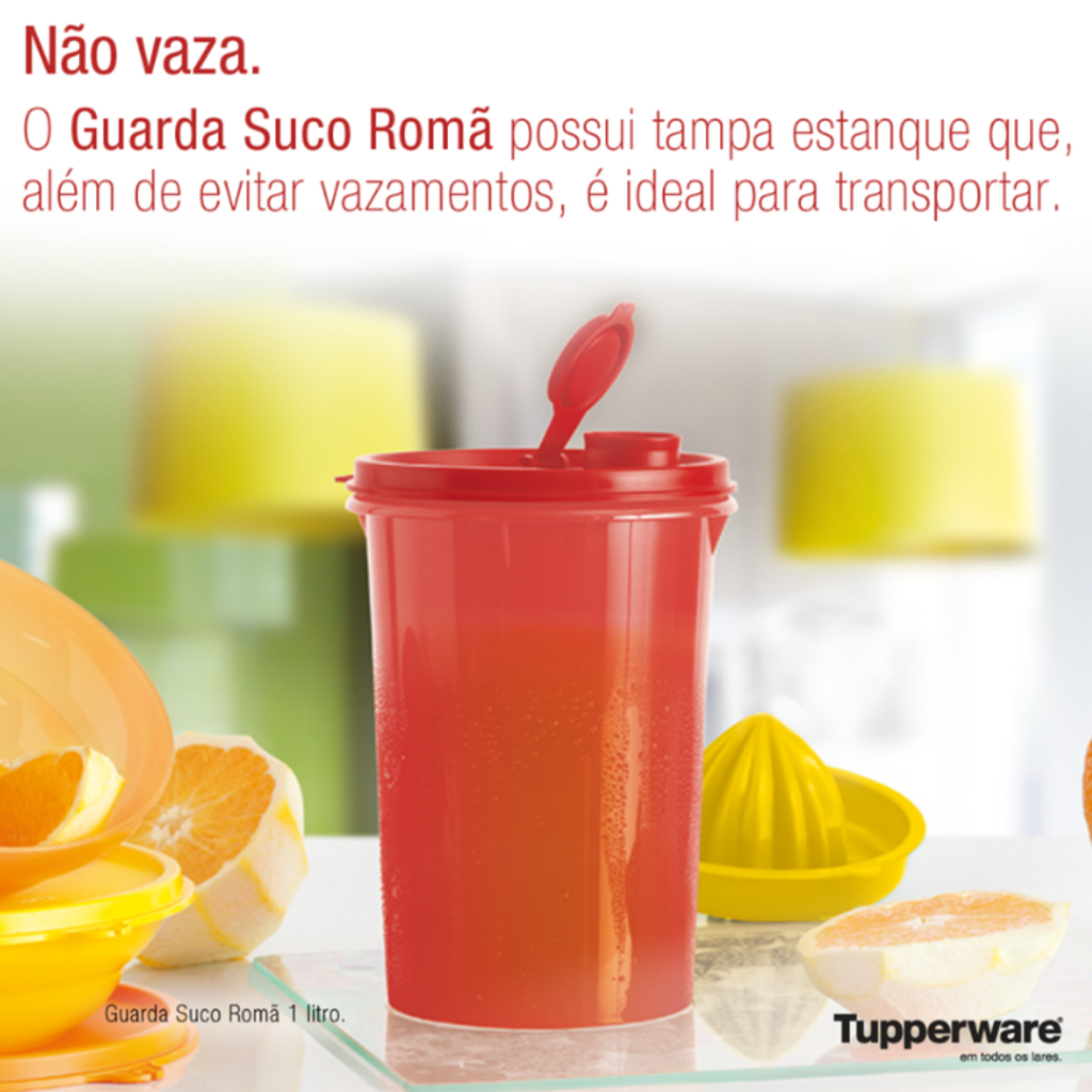 Guarda Suco Tupperware 1 litro
