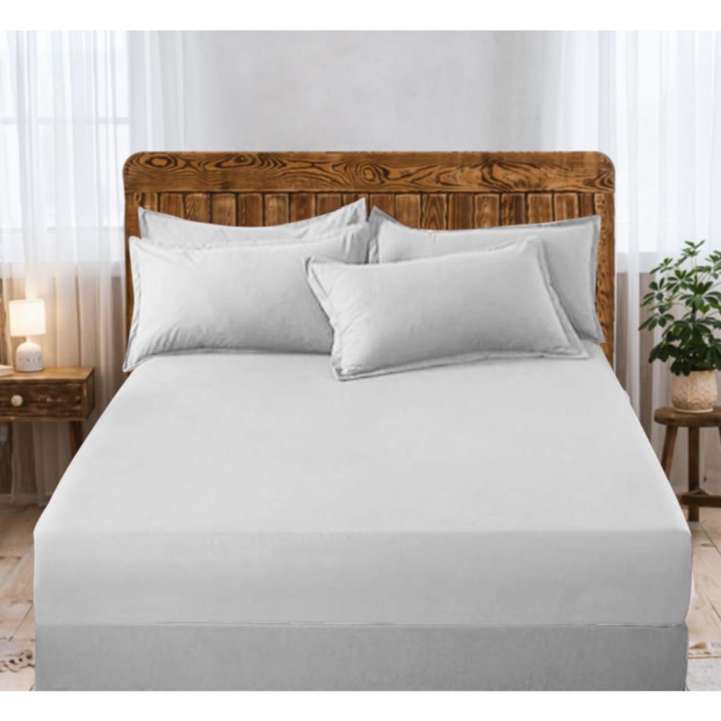 Jogo De Cama Solteiro Roupa De cama 2 Peças 400 Fios Percal