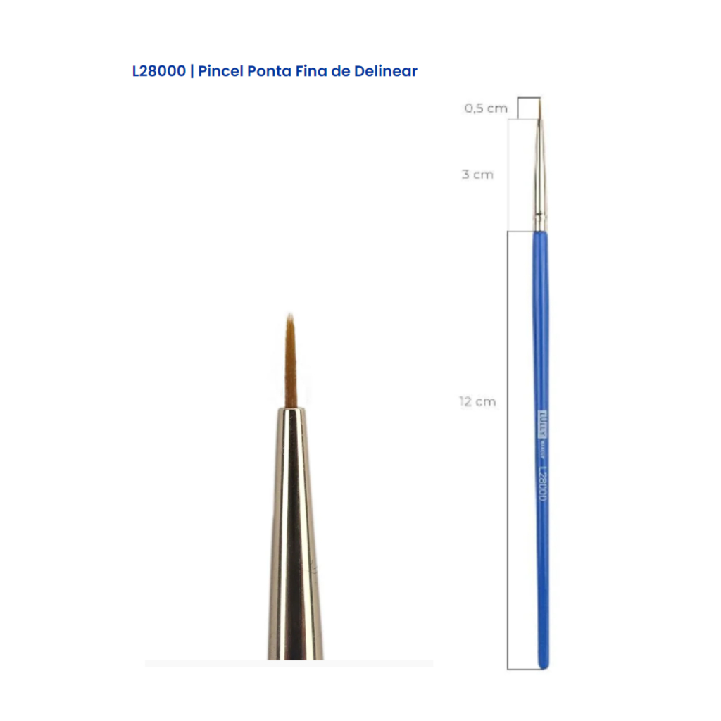 Pincel Lully Makeup L28000 - Pincel de Precisão