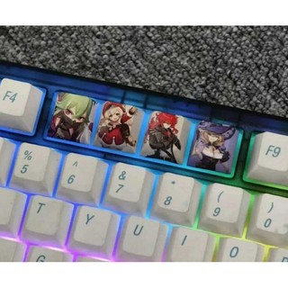 Keycaps de teclado mecânico Shinobu/Klee/Diluc/Lisa