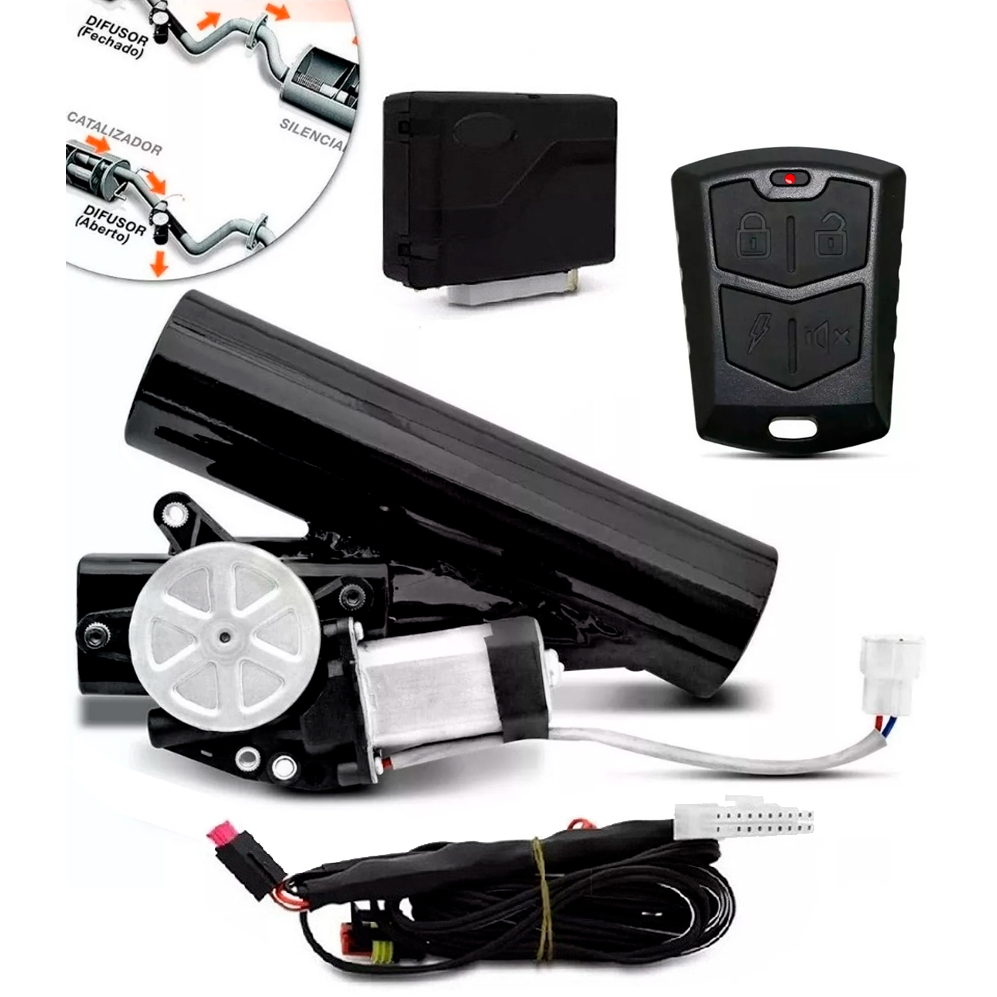 Difusor Escape Eletrônico Universal Ronco Esportivo Controle Escapamento Turbão em Oferta na Shopee