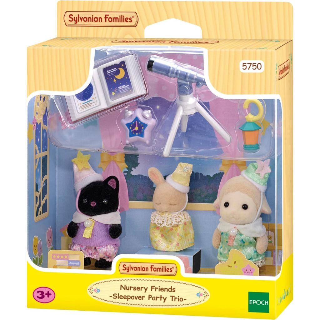 Sylvanian Families Amigos do Jardim da Infância Noite do Pijama em Oferta na Shopee