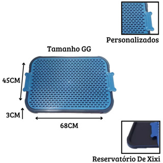 Sanitário Canino Tapete higiênico Xixi Pet Grande Cachorro 68x45Cm em Oferta na Shopee