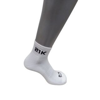 Meia Cano Médio Baixo de Poliamida Branco 21K em Oferta na Shopee