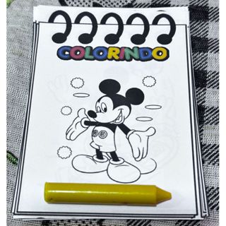 10 Mini Lembrancinha de Colorir com o seu TEMA PERSONALIZADO em Oferta na Shopee