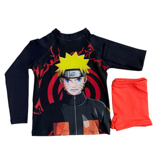Roupa de Banho Infantil Naruto Com Proteção Uv50+ Menino em Oferta na Shopee