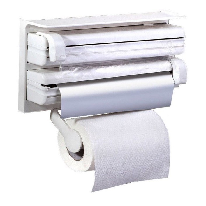 Suporte Cozinha plástico / Porta Papel Toalha / Alumínio / Filme De Pvc Gancho para utensílios