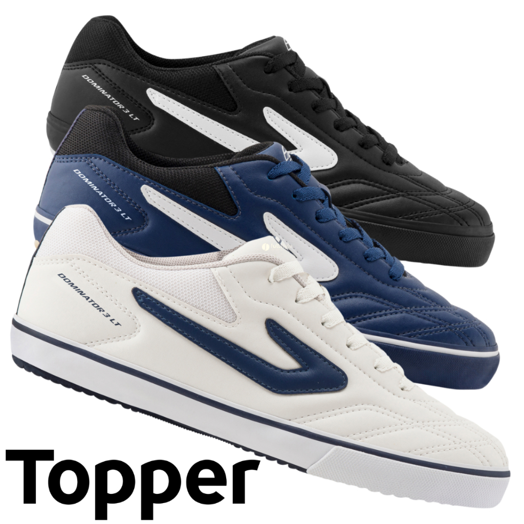 Tenis Topper Dominator 3 Original Futebol Salao Quadra Sintetica Grama Masculino Feminina Society Chuteira Futsalb