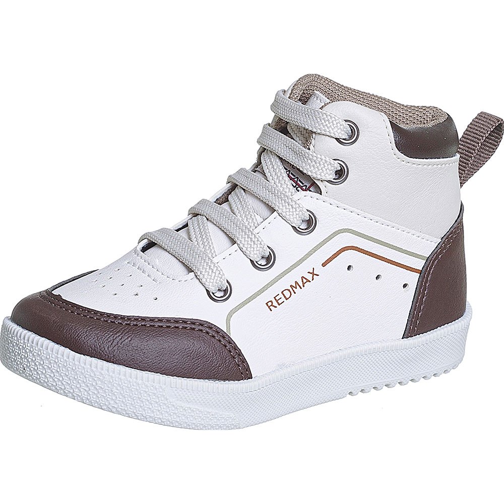 Bota Infantil Coturno Menino Cano Alto Simples Material Resistente Confortável E Macia