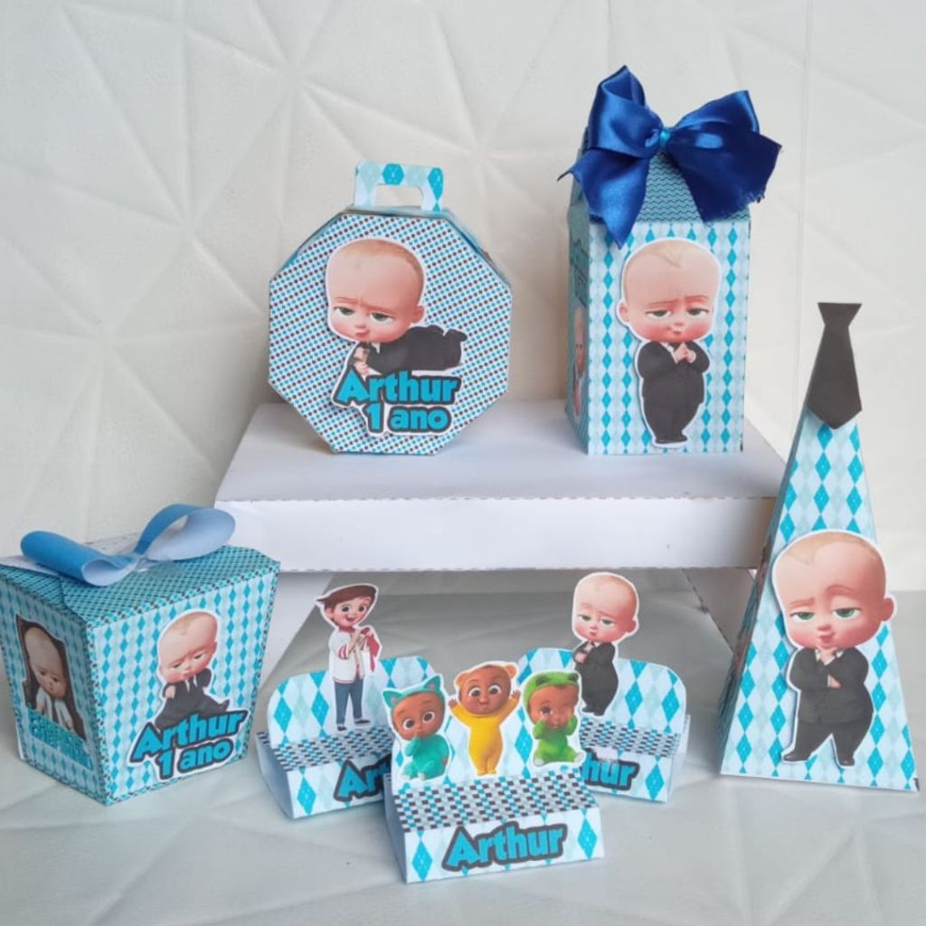 Kit Festa O Poderoso Chefinho -Lembrancinhas -Personalizadas -Festa Infantil -Decoração -Aniversario