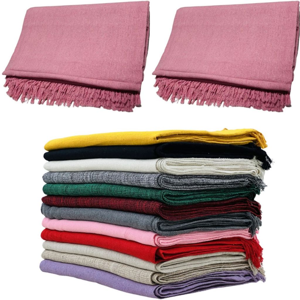 Kit 2x Manta Protetora Para Sofa Ou Cama Casal 2.10x1.20 Algodão Artesanal Decorativa