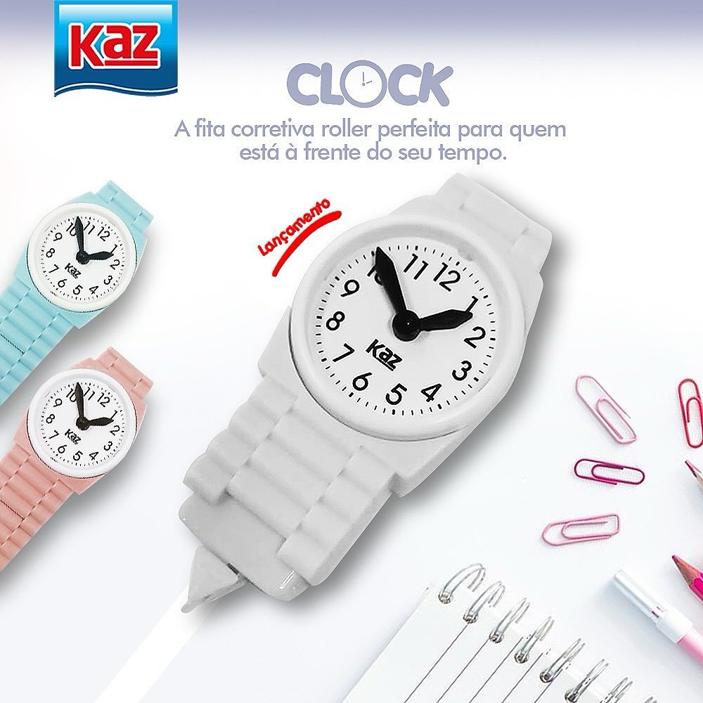 CORRETIVO ROLLER CLOCK KAZ em Oferta na Shopee