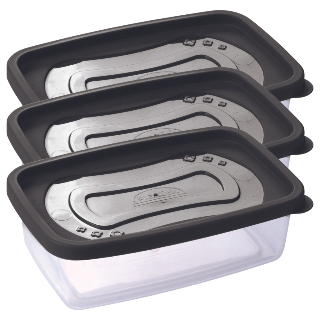 Pote 620ml Plasútil Marmita Fitness Micro-ondas Freezer Geladeira Atóxico Alimentos Frutas Plástico