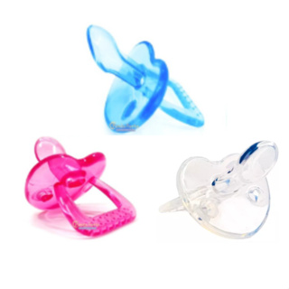Chupeta Transparente Soft 100% Silicone Ortodôntico Tetê Saquinho em Oferta na Shopee