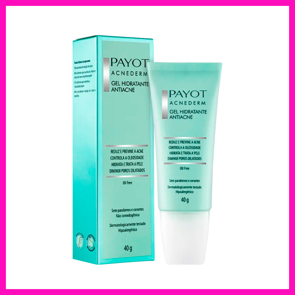 Payot Acnederm Gel Hidratante Antiacne 40G (Reduz E Previne A Acne)