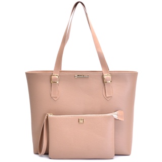 Bolsa Feminina Shopper Angike Grande Sacola de Ombro + Necessaire Feminina em Oferta na Shopee