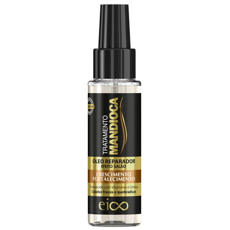 Eico Óleo Reparador de Pontas Hidratação Tratamento Mandioca 60ml Fortalecimento Crescimento Cabelos Fragilizados em Oferta na Shopee