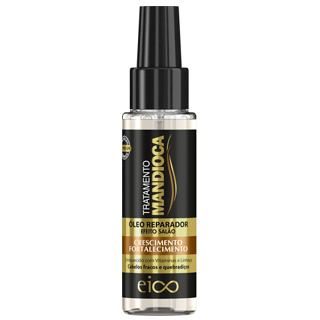 Eico Óleo Reparador de Pontas Hidratação Tratamento Mandioca 60ml Fortalecimento Crescimento Cabelos Fragilizados em Oferta na Shopee