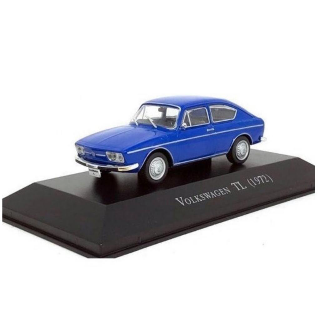 Miniatura Volkswagen TL 1972 1/43 Carros Inesqueciveis do Brasil