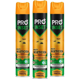 Kit 3 Multi Inseticida Pro Inset 250ml