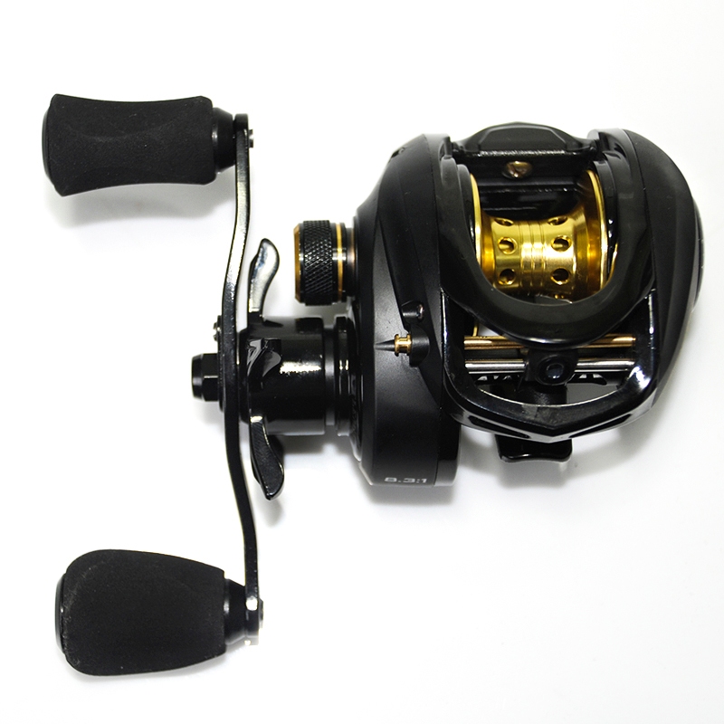 Carretilha Fleming Bandit Pro 100SF - 10 rolamentos - perfil baixo - Super rápida - Manivela Direita