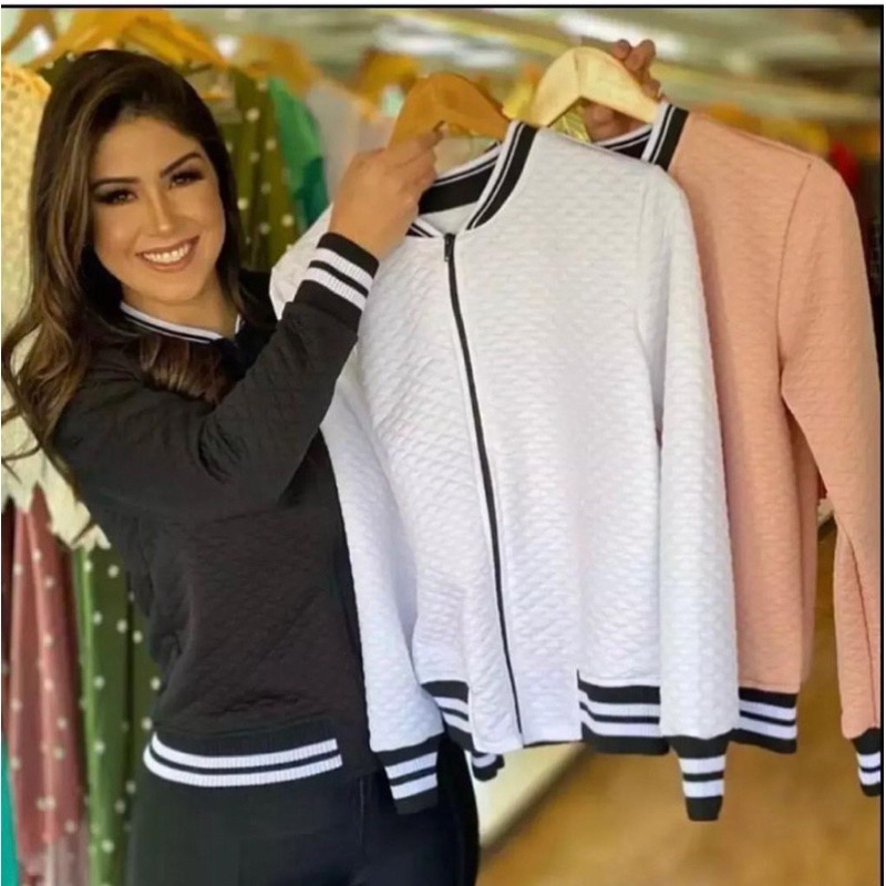 Casaco Jaqueta Bomber Blusa Feminina Inverno Metalasse