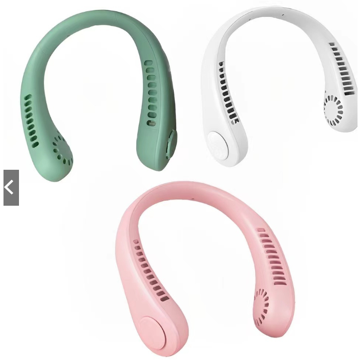 Ventilador De Pescoço Portátil Usb Recarregável Ideal Viajar  Para Acampar Viajar Treinar Refrigeração Rápida