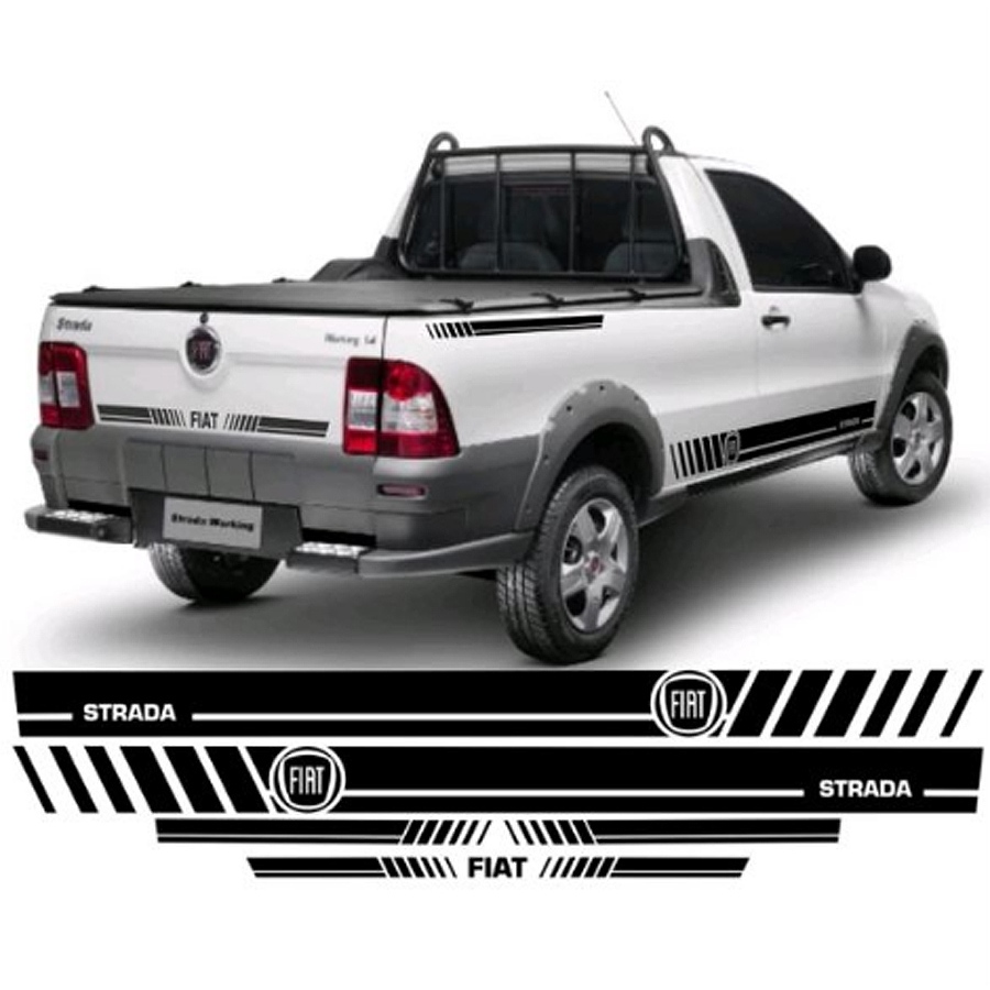 Kit completo Faixas Fiat Strada em Oferta na Shopee