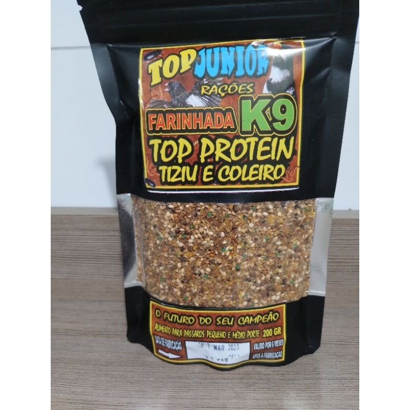 Farinhada ESPECIAL K 9 Top Protein Coleiro e TIZIU .para Pets Pet Pet shop.